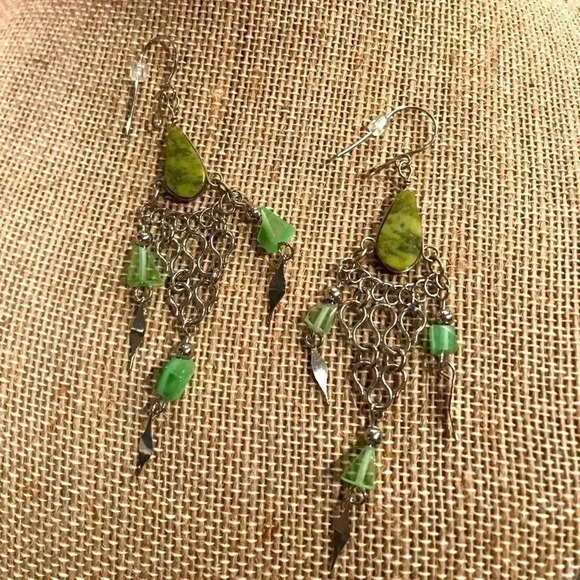 Semi Precious Stone Earrings - Picture 1 of 1